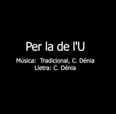 Carles Dénia canta per l'U