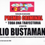 Nuevo Premio para Julio Bustamante