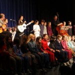 Eva Dénia Trio con el coro infantil del “Lycée Français” de Barcelona