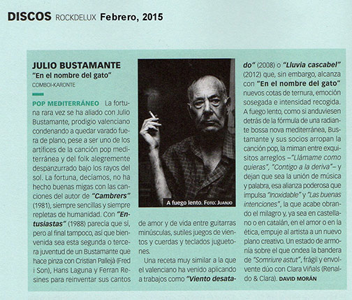 Julio Bustamante crítica Rockdelux