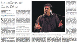 Frechina parla del Paradís de les Paraules, al Quadern d’El País