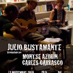 Concierto de Julio Bustamante, con M. Azorín y C. Carrasco en el Slaughterhouse