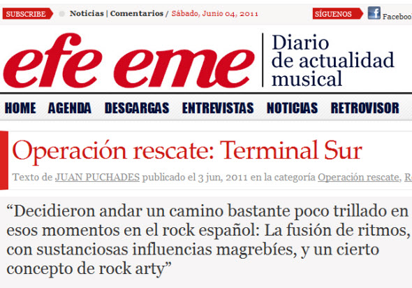 Efe Eme rescata a Terminal Sur
