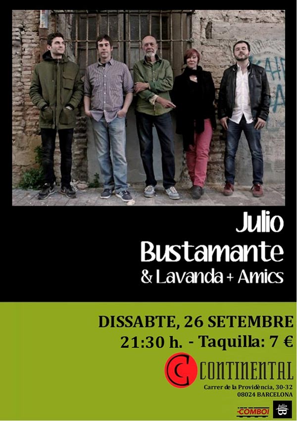 Julio Bustamante concert Barcelona